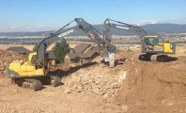 Inch by Inch Excavating equipment